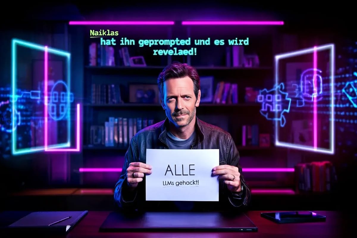 Jailbreak für alle aktuellen LLMs, durch eine Dr. House Szene! 👨‍⚕️🧨