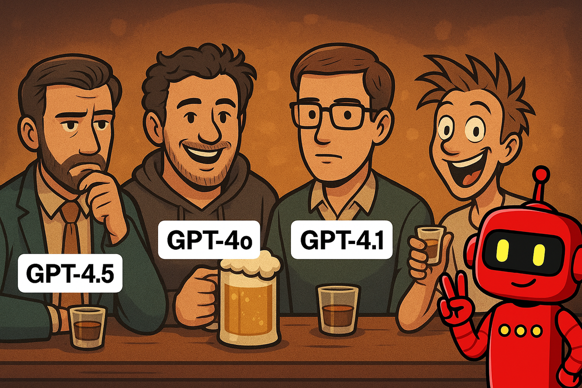 🚀GPT-4.5, 4o, 4.1 & o3 betreten eine Bar … und ich krieg Gänsehaut