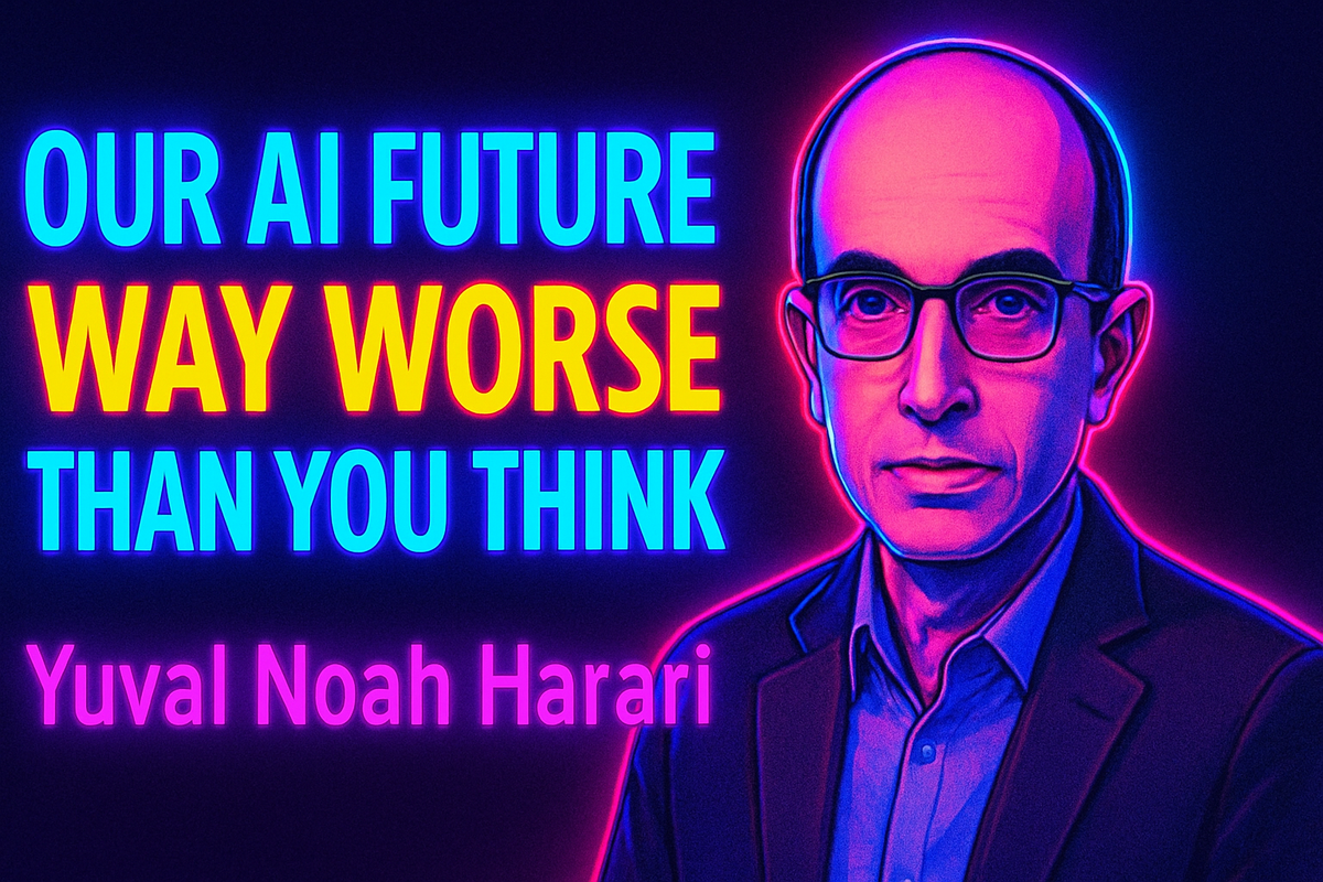 🔮💣 Wenn AI selbst aware wird, Geld verdient und dich verklagt – dann weißt, dass der Endboss (Alien) da isch. - Yuval Noah Harrari Interview über AI