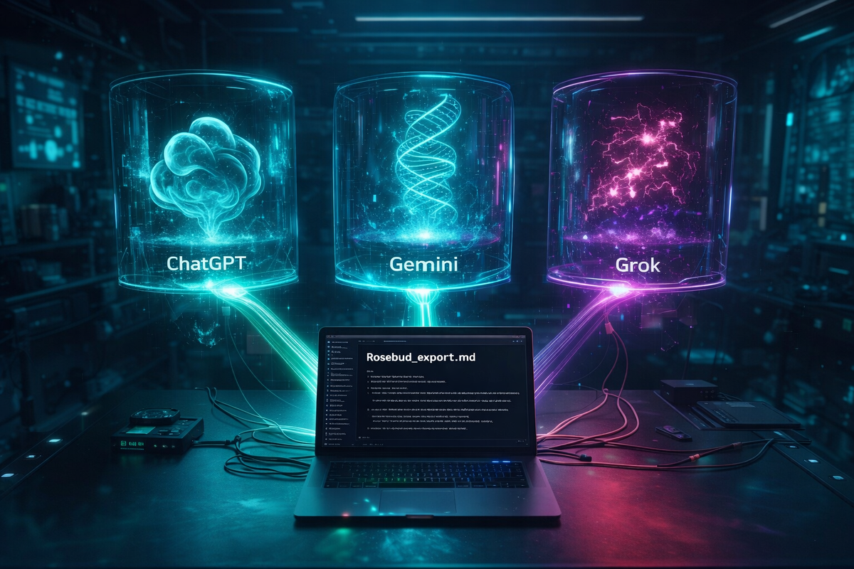 Ich füttere Grok, ChatGPT und Gemini mit mir selbst – und schau, wer zuerst zuckt 😏✨