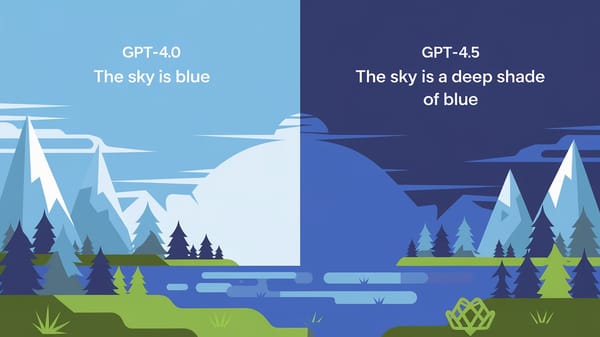"Finer" Unterschied (GPT 4o vs GPT 4.5)