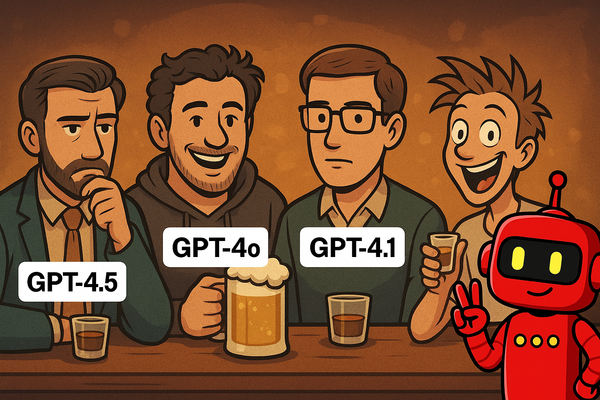 🚀GPT-4.5, 4o, 4.1 & o3 betreten eine Bar … und ich krieg Gänsehaut