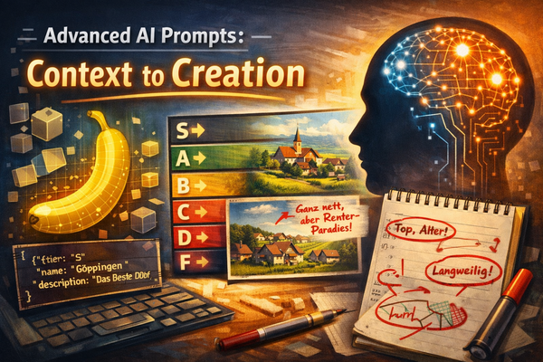 Vom Kontext zur Kreation: Warum Prompting ohne Vorarbeit Zeitverschwendung ist  (Beispiel S-F Tier List in Nano Banana) ✨🎉